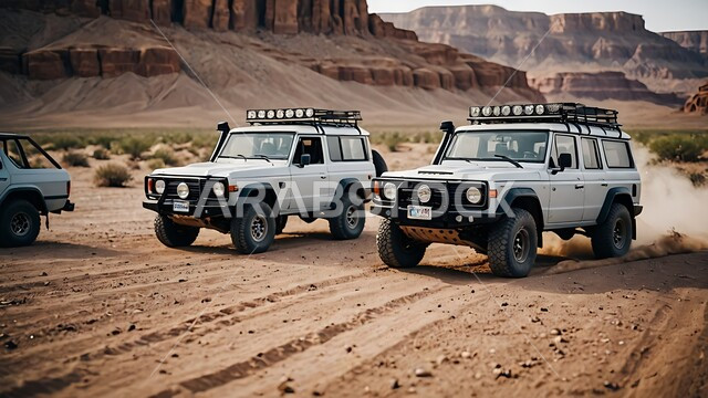 نشاط صحراوي ممتع، مغامرة شيقة في البيئة الصحراوية, الاستمتاع بممارسة الهوايات والأنشطة الترفيهية في مناطق الصحراء السعودية, مغامرات على الكثبان الرملية, قيادة سيارة الدفع الرباعي ( التطعيس )