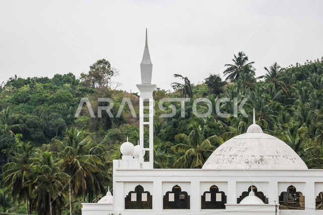 المئذنة (المنارة) مبنى مرتفع طويل ملحق بالمساجد ، العبادة والتقرب إلى الله ، صوت الأذان ، دعوة المسملين للصلاة ، مسجد المئذنة