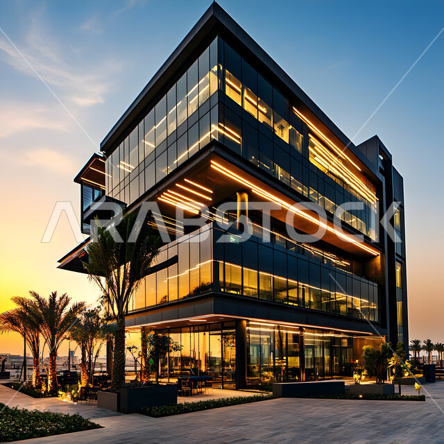 الفن الهندسي المعماري المتطور للمباني في المملكة العربية السعودية، النمو والتقدم العمراني في العاصمة، ديكورات وتصاميم خارجية عصرية متميزة على الطراز الحديث، استقطاب المستثمرين والزوار من انحاء العالم، الواجهات الزجاجية الضخمة