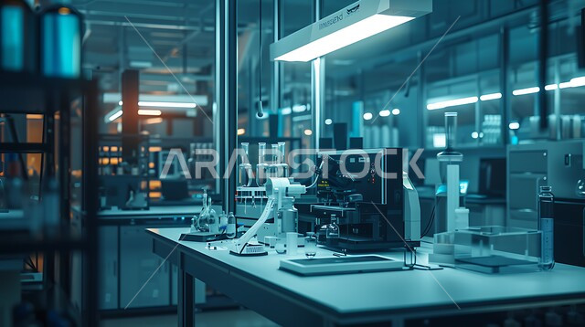 مركز أبحاث سعودي عصري في المملكة العربية السعودية، مفهوم البحث والتطوير العلمي للعينات عبر الأجهزة الحديثة المتطورة في مخبر الأبحاث الطبية ,الطب والرعاية الصحيه, تقدم التكنولوجيا الحيوية في المختبرات العلمية