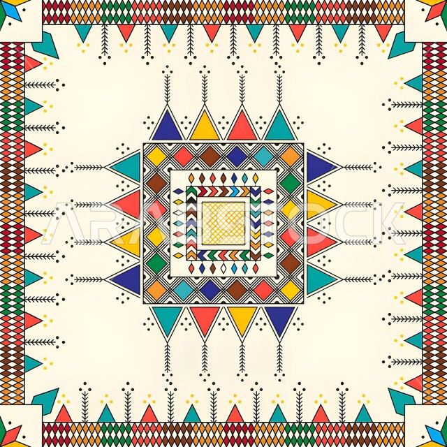 فنون حرفيه تقليديه تراثيه, تصميم خليجي للنقوش العربيه الاصيله الملونة في المملكة العربيه السعودية, التراث السعودي الشعبي لزخرفة السدو