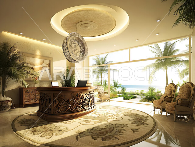 تجهيزات مكتبية أنيقة مع أثاث مكتبي مريح، تصاميم حديثة لمكاتب الشركات في المملكة العربية السعودية, التصميم الداخلي والديكورات العصرية الفاخرة، مكتب بديكور راقي على الطراز الحديث