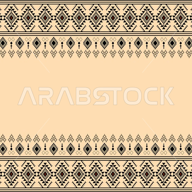 الفن التراثي الحرفي التقليدي, تصاميم شعبية للنقوش العربيه الاصيله الملونة في المملكة العربيه السعودية, التراث السعودي الشعبي لزخرفة السدو بأشكال هندسية