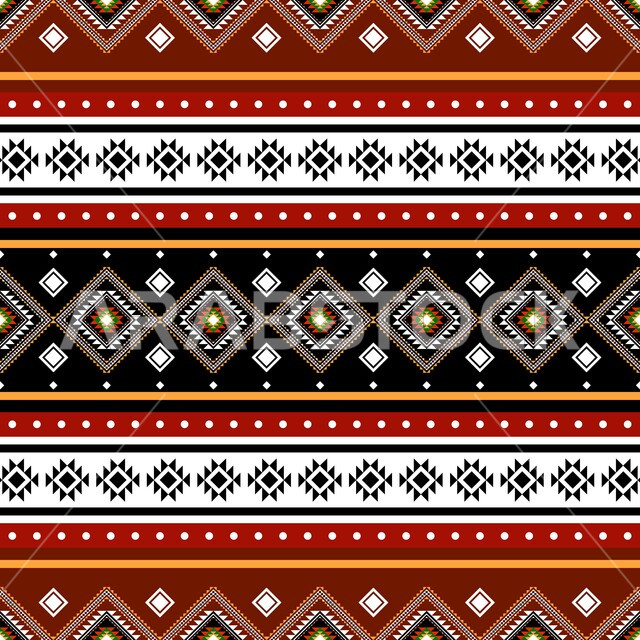 Popular designs for colorful, authentic Arabic inscriptions in the Kingdom of Saudi Arabia, the popular Saudi heritage of Sadu decoration with geometric shapes, traditional traditional art.