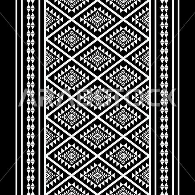 The popular Saudi heritage of Sadu decoration with geometric shapes, traditional handicraft heritage art, popular designs for colorful authentic Arabic inscriptions in the Kingdom of Saudi Arabia