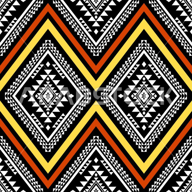 Popular designs for colorful, authentic Arabic inscriptions in the Kingdom of Saudi Arabia, the popular Saudi heritage of Sadu decoration with geometric shapes, traditional traditional art.