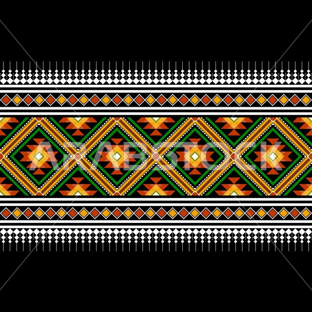 تصاميم شعبية للنقوش العربيه الاصيله الملونة في المملكة العربيه السعودية، التراث السعودي الشعبي لزخرفة السدو بأشكال هندسية، الفن التراثي الحرفي التقليدي