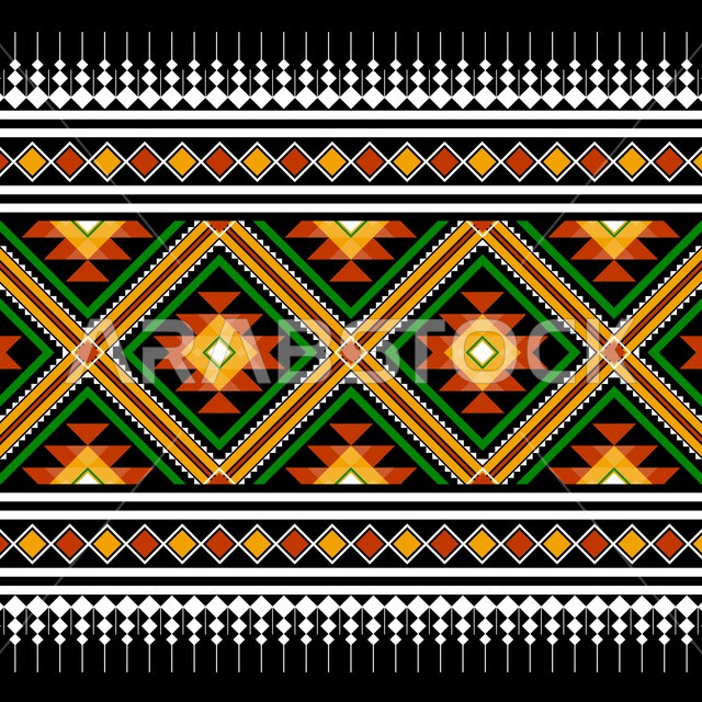 تصاميم شعبية للنقوش العربيه الاصيله الملونة في المملكة العربيه السعودية، التراث السعودي الشعبي لزخرفة السدو بأشكال هندسية، الفن التراثي الحرفي التقليدي