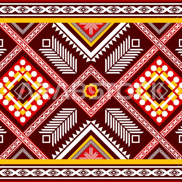 تصاميم شعبية للنقوش العربيه الاصيله الملونة في المملكة العربيه السعودية، التراث السعودي الشعبي لزخرفة السدو بأشكال هندسية، الفن التراثي الحرفي التقليدي