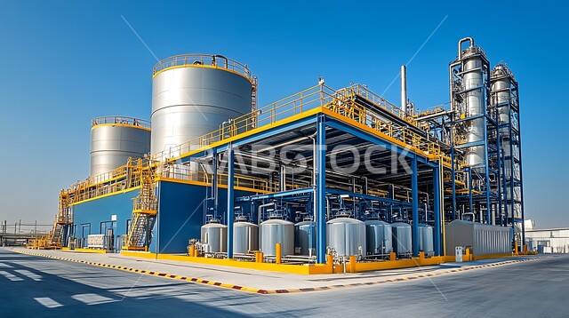 Huge and large warehouses, industrial engineering and equipment, petrochemical industries and projects, liquid nitrogen tanks and heat exchanger coils for industrial gas production, factories and laboratories in the Kingdom of Saudi Arabia.