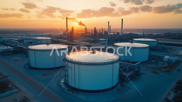 مستودعات ضخمة و كبيرة، هندسات ومعدات صناعية، صناعات ومشاريع بيتروكيماوية، خزانات النتروجين السائل وملفات المبادلات الحرارية لانتاج الغاز الصناعي، مصانع ومعامل في المملكة العربية السعودية