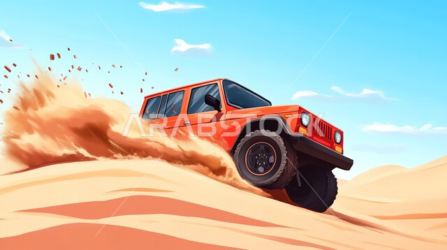 قيادة السيارة على الكثبان والتلال الرملية, مغامرات مركبات الدفع الرباعي في صحاري المملكة, انطلاق موسم السباقات السعودية, أنشطة ترفيهية تجذب السياح, سفاري المركبات في الصحراء العربية, هواية التطعيس بالسيارات