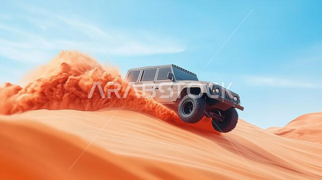 قيادة السيارة على الكثبان والتلال الرملية, مغامرات مركبات الدفع الرباعي في صحاري المملكة, انطلاق موسم السباقات السعودية, أنشطة ترفيهية تجذب السياح, سفاري المركبات في الصحراء العربية, هواية التطعيس بالسيارات