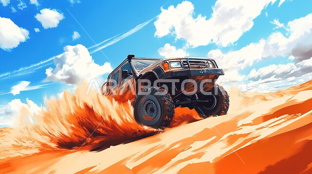 قيادة السيارة على الكثبان والتلال الرملية, مغامرات مركبات الدفع الرباعي في صحاري المملكة, انطلاق موسم السباقات السعودية, أنشطة ترفيهية تجذب السياح, سفاري المركبات في الصحراء العربية, هواية التطعيس بالسيارات