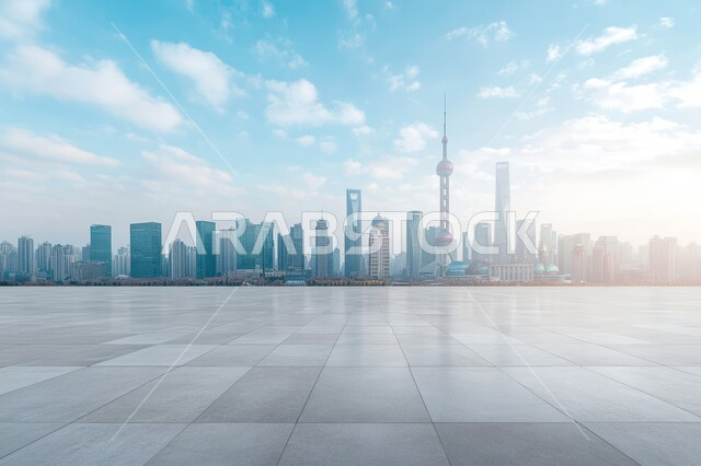 بناء مدن ذكية ومستقبل حضاري ومتطور، منظر تخيلي مستقبلي للتقدم و النمو العمراني، المباني والمنشآت التجارية الشاهقة في المملكة العربية السعودية، رؤية سعودية مستقبلية 2030، الفن الهندسي المعماري للأبراج وناطحات السحاب