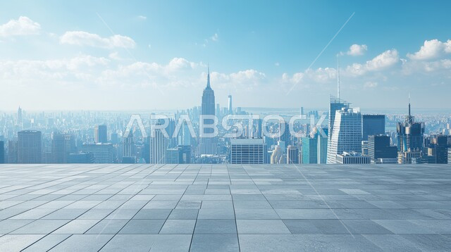 بناء مدن ذكية ومستقبل حضاري ومتطور، منظر تخيلي مستقبلي للتقدم و النمو العمراني، المباني والمنشآت التجارية الشاهقة في المملكة العربية السعودية، رؤية سعودية مستقبلية 2030، الفن الهندسي المعماري للأبراج وناطحات السحاب