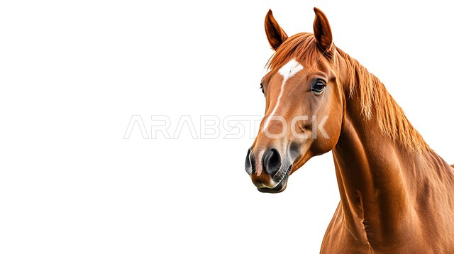 رمز الشجاعة والفروسية ومهارة ركوب الخيل العربي، الشغف بالخيول وحب الفرس السعودي, توارث حب ورعاية الجياد من الأجداد في المملكة العربية السعودية, ممارسة هواية ركوب الأحصنة, خلفية بيضاء