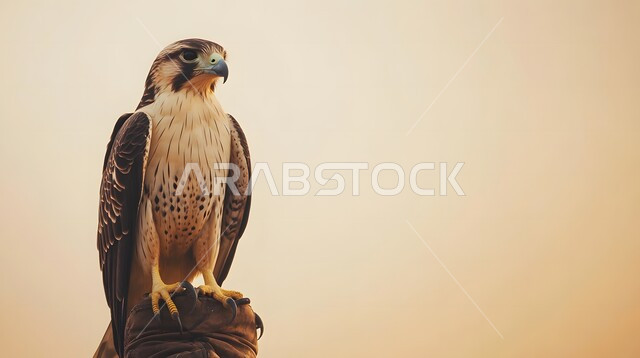 الفخر بالتراث السعودي العريق في تربية طائر الصقر، رمز القوة والتحدي وحدة البصر، ترويض وتدريب الطيور الجارحة والمفترسة, إقامة نادي الصقور في موسم الصيد السنوي في المملكة العربية السعودية, خلفية بيج