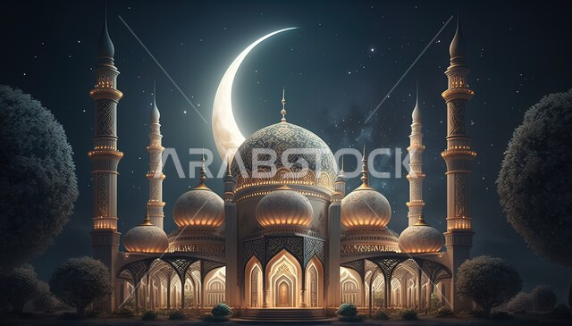  ديكورات وتصاميم على الطراز الاسلامي، القبب والمآذن المتميزة، الفن الهندسي المعماري للمساجد، مسجد عربي فاخر، العبادة والتقرب إلى الله، آداء الفرائض والصلوات