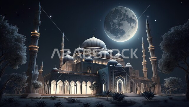  ديكورات وتصاميم على الطراز الاسلامي، القبب والمآذن المتميزة، الفن الهندسي المعماري للمساجد، مسجد عربي فاخر، العبادة والتقرب إلى الله، آداء الفرائض والصلوات