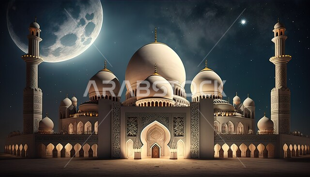  ديكورات وتصاميم على الطراز الاسلامي، القبب والمآذن المتميزة، الفن الهندسي المعماري للمساجد، مسجد عربي فاخر، العبادة والتقرب إلى الله، آداء الفرائض والصلوات