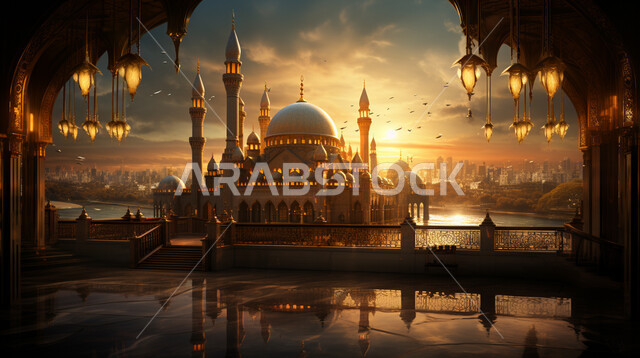  ديكورات وتصاميم على الطراز الاسلامي، القبب والمآذن المتميزة، الفن الهندسي المعماري للمساجد، مسجد عربي فاخر، العبادة والتقرب إلى الله، آداء الفرائض والصلوات