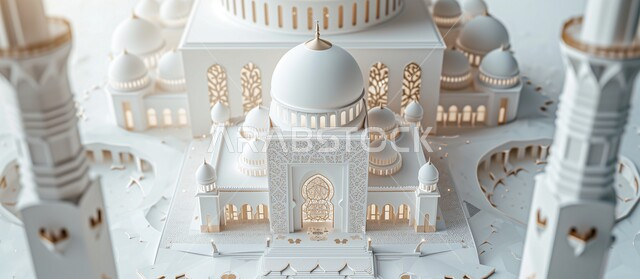 العبادة والطاعة والتقرب الى الله، الفن الهندسي المعماري لبناء المساجد في المملكة العربية السعودية، الديكورات والتصاميم الإسلامية، المآذن والقبب المبنية على الطراز العريق