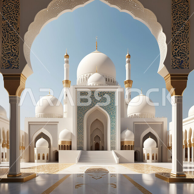 نداء المسلمين لأداء الصلوات والفرائض الدينية، الفن الهندسي المعماري على الطراز الإسلامي العربي للمآذن والقبب، الديكور والتصاميم الداخلية الراقية لأعمدة واقواس المسجد، مفهوم العبادة والتقرب إلى الله، أماكن اسلامية مقدسة