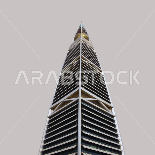 النمو والتطور العمراني في العاصمة، صورة مقربة لبرج الفيصلية في مدينة الرياض، الفن الهندسي المعماري للأبراج وناطحات السحاب في المملكة العربية السعودية، المعالم السياحية المشهورة