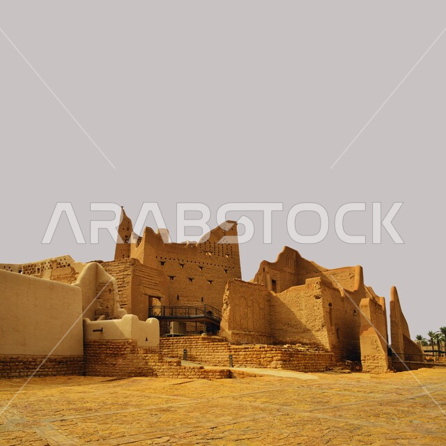 تأسيس الدولة السعودية الأولى 1727م، المباني الأثرية والبيوت الطينية في حي الطريف في الدرعية، الفن الهندسي المعماري القديم لأسوار قصر سلوى في البجيري بمدينة الرياض، معالم أثرية تاريخية مشهورة، أماكن السياحة التراثية في المملكة