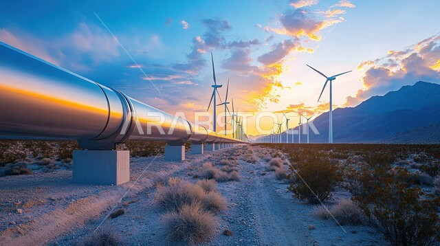 حقول توربينات و طواحين الهواء، مفهوم استخدام الطاقات المتجددة صديقة البيئة، التنمية المستدامة بالطاقة البديلة في المملكة العربية السعودية, توليد الكهرباء بواسطة مزارع الرياح