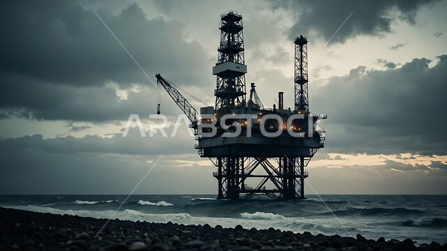 Quality of laboratories extracting oil wealth from the depths of the seas, the concept of petroleum engineering, oil factories in the Kingdom of Saudi Arabia, oil and gas refinery, the renaissance of the Saudi national economy, petrochemical industries and projects