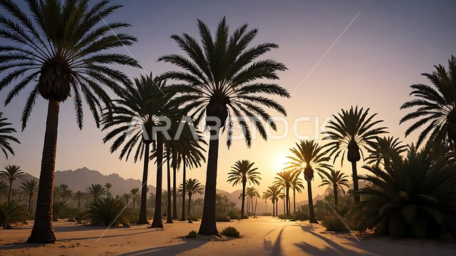 موسم الحصاد وجني التمور, المحميات الطبيعية في المملكة العربية السعودية, واحات ومزارع أشجار النخيل في المناطق الصحراوية, الاهتمام بالتشجير والحقول, محاصيل ومنتجات زراعية محلية وطنية