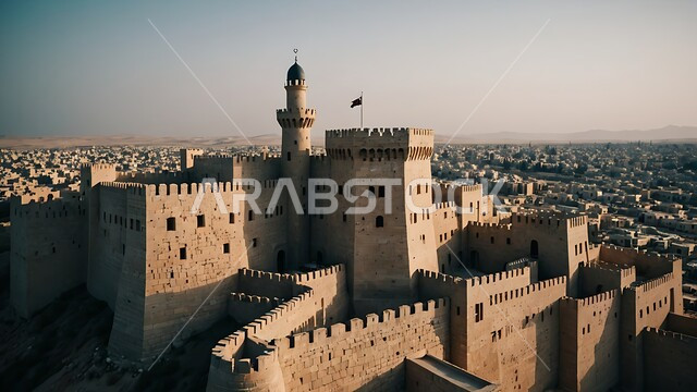 الفن الهندسي المعماري للمباني الطينية من التراث القديم، الحضارة العريقة لأماكن جذب السياح والزوار, متحف قصر المصمك التاريخي في مدينة الرياض في المملكة العربية السعودية, المعالم الأثرية السياحية المتميزة
