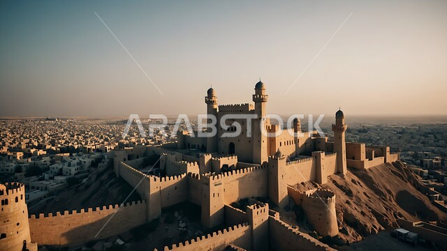 الفن الهندسي المعماري للمباني الطينية من التراث القديم، الحضارة العريقة لأماكن جذب السياح والزوار, متحف قصر المصمك التاريخي في مدينة الرياض في المملكة العربية السعودية, المعالم الأثرية السياحية المتميزة