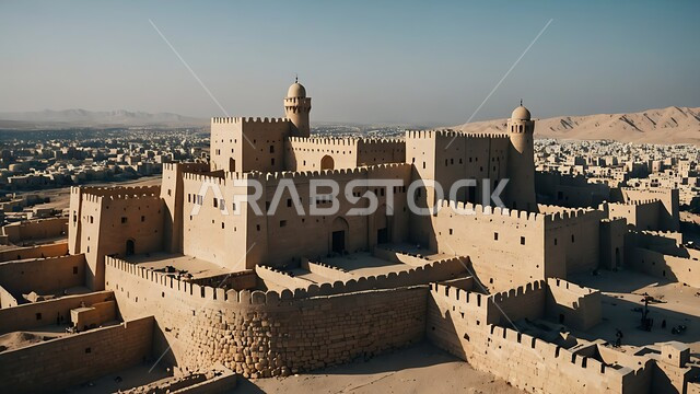 الفن الهندسي المعماري للمباني الطينية من التراث القديم، الحضارة العريقة لأماكن جذب السياح والزوار, متحف قصر المصمك التاريخي في مدينة الرياض في المملكة العربية السعودية, المعالم الأثرية السياحية المتميزة