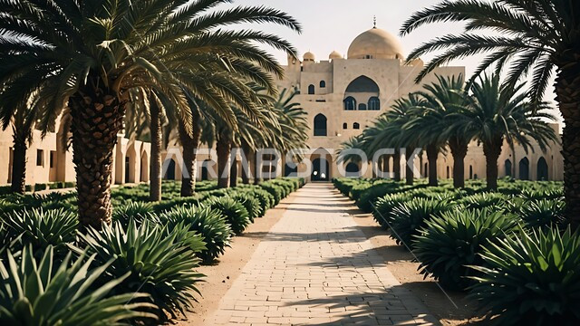 محاصيل ومنتجات محلية وطنية, محمية طبيعية في الطبية الصحراوية لزراعة أشجار النخيل, المزراع والاراضي الزراعية في المملكة العربية السعودية, الاهتمام بالزراعة والتشجير