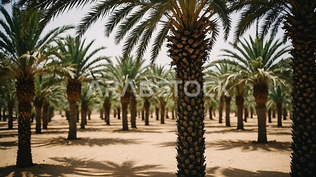 محاصيل ومنتجات محلية وطنية, محمية طبيعية في الطبية الصحراوية لزراعة أشجار النخيل, المزراع والاراضي الزراعية في المملكة العربية السعودية, الاهتمام بالزراعة والتشجير