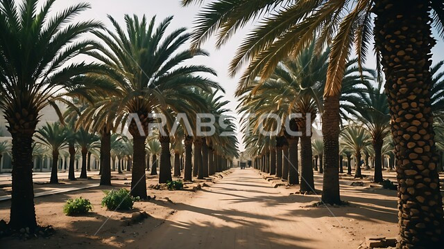 محمية طبيعية في الطبية الصحراوية لزراعة أشجار النخيل, محاصيل ومنتجات محلية وطنية, المزراع والاراضي الزراعية في المملكة العربية السعودية, الاهتمام بالزراعة والتشجير