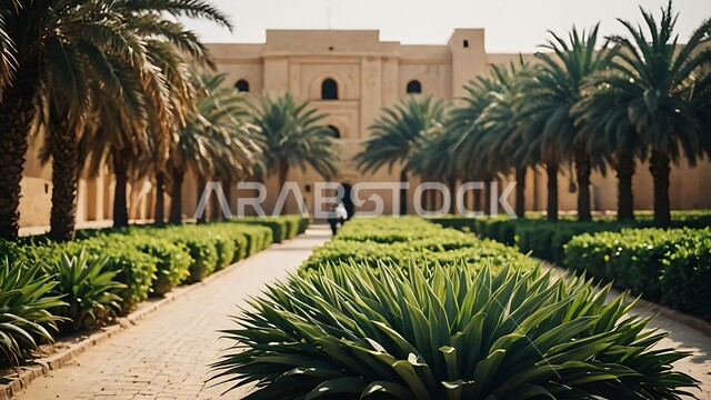 محمية طبيعية في الطبية الصحراوية لزراعة أشجار النخيل, محاصيل ومنتجات محلية وطنية, المزراع والاراضي الزراعية في المملكة العربية السعودية, الاهتمام بالزراعة والتشجير
