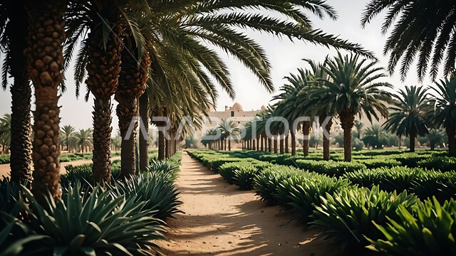 التشجير و الاهتمام بالزراعة، محمية طبيعية في الطبية الصحراوية لزراعة أشجار النخيل, محاصيل ومنتجات محلية وطنية, المزراع والاراضي الزراعية في المملكة العربية السعودية