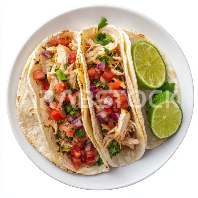 فنون التقديم في مطاعم ومطابخ المملكة العربية السعودية، المأكولات العربية الشرقية، صورة مقربة لساندويش شاورما على طبق أبيض مع الخضراوات الطازجة، وجبات الطعام السريعة الشهية، وصفات وأطعمة متميزة، خلفية بيضاء