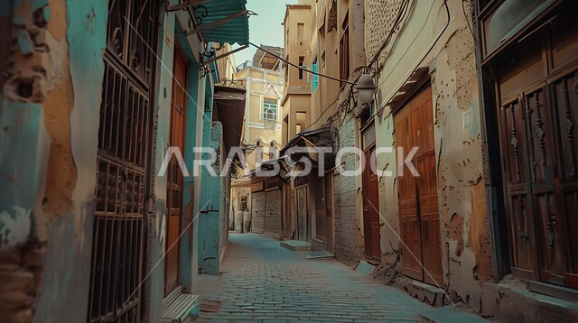  أماكن سياحية تاريخية في المملكة العربية السعودية ، المدينة التاريخية في جدة بتصميم معماري عربي و إسلامي قديم ، معالم تاريخية في جدة البلد ، مدينة جدة التاريخية ، المباني الأثرية في البلد التاريخي في مدينة جدة