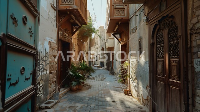  أماكن سياحية تاريخية في المملكة العربية السعودية ، المدينة التاريخية في جدة بتصميم معماري عربي و إسلامي قديم ، معالم تاريخية في جدة البلد ، مدينة جدة التاريخية ، المباني الأثرية في البلد التاريخي في مدينة جدة