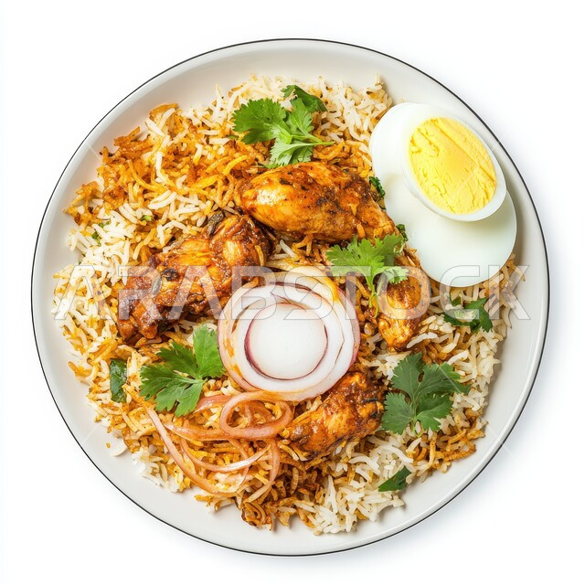 ولائم وأطباق عربية تقليدية شعبية، طبق من أرز الكبسة مع قطع اللحم المزين بالفلفل و البقدونس، وصفات الطعام الشهية، المأكولات والوجبات الشرقية، مطابخ ومطاعم المملكة العربية السعودية