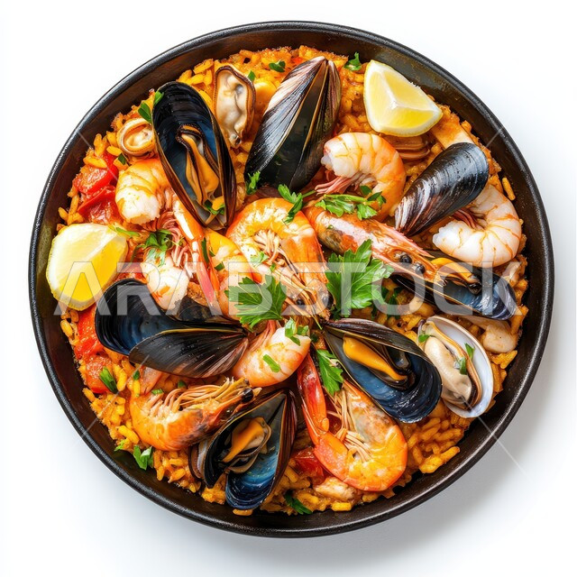 سلطات الأعشاب بالأسماك والكائنات البحرية، أطباق المقبلات الباردة اللذيذة، سلطة من قطع المحار والخضار المشكلة، وصفات الطعام الصحي الغني بالفوائد والعناصر الغذائية، فن تقديم الطعام البحري في المطاعم السعودية