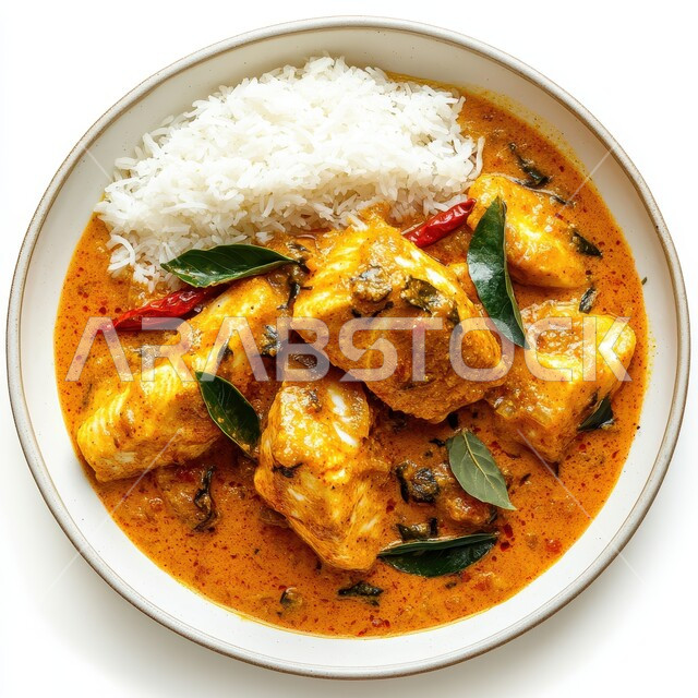 فنون التقديم في مطاعم ومطابخ المملكة العربية السعودية، وصفات طعام شهية صحية لذيذة، أطباق من المأكولات العربية التقليدية الشعبية، مفهوم الولائم والعزائم، طبق من الدجاج الكريمي