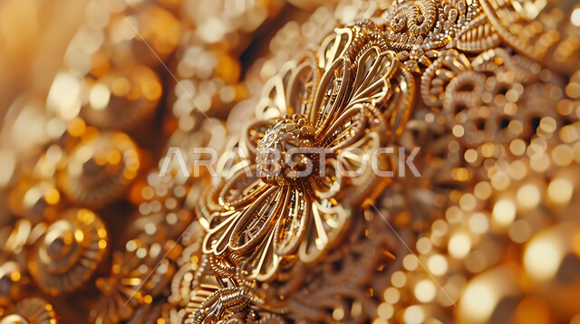 المجوهرات التقليدية الذهبية، أناقة ومهارة صنع الاكسسوارات الثمينة، القلائد والأساور المعقدة وخواتم الأحجار الكريمة، الحلي المصنوعة بحرفية من الذهب الخالص، التصميمات الفريدة والمميزة للمعروضات الفاخرة، متاجر بيع وشراء الذهب والجواهر في المملكة العربية السعودية