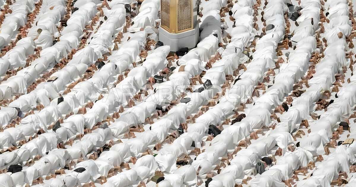 Umrah Rituals Visual Performing the rituals of Hajj and Umrah, pilgrims to the House of God ...