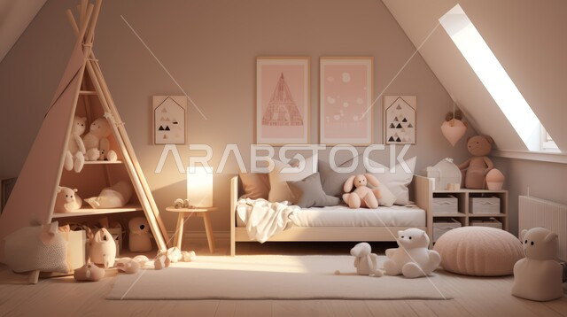 الديكورات الداخلية الراقية للبيوت في المملكة العربية,  تصميم داخلي فاخر لغرف نوم الاطفال, منازل مصممة على الطراز الحديث المعاصر، الاشكال العصرية والمبتكرة للاسرة, الاثاث والاكسسوار الراقي لغرفة اولاد معاصرة, فلل و شقق سكنية في المملكة 